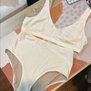 Off white Lululemin Bikini Set